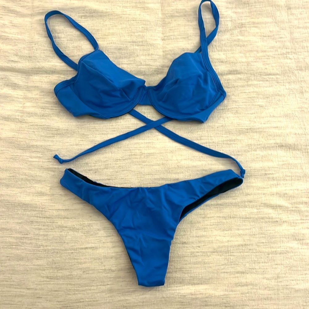 Brazilian blue bikini NEW